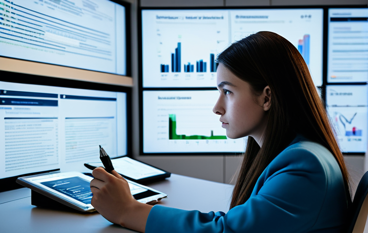 A thoughtful young professional, gender-neutral, wearing modest business casual attire, seated at a sleek, minimalist desk in a softly lit, futuristic digital environment. Surrounding them are translucent, overlapping digital screens displaying filtered information streams and news feeds, forming a subtle "information cocoon" effect. The person is looking contemplatively at one screen, holding a pen, with a serious but not distressed expression. The background features a soft glow of abstract data patterns. Professional photography, high resolution, detailed, perfect anatomy, correct proportions, natural pose, well-formed hands, proper finger count, natural body proportions, safe for work, appropriate content, fully clothed, modest clothing, family-friendly.