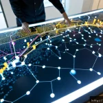 빅데이터와 사회연구 - Photorealistic university social research laboratory, a diverse team of adult researchers gathered a...